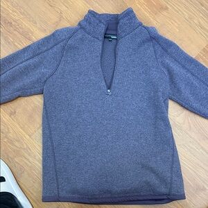 Women's Purple Half-Zip Sweater